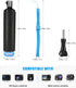 Waterproof Floating Handle Grip, Action Camera Selfie Stick, Anti-Slip Floating Bobber Stick Floaty Handler Holder Mount with Lanyard for GoPro He...