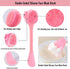4 Pack Silicone Facial Cleansing Brush 4 in 1, Beomeen Double-Ended Silicone Face Exfoliating Wash Scrub Brush Dual Face for Face Skincare and Mas...