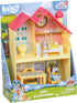 BLUEY Mini Home Playset | Compact House Playset with Carry Handle | Three Different Rooms | Kitchen, Bedroom and Bathroom | includes Figure with 5...