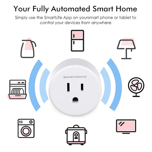 Smart Plug, WiFi Light Switch, Outlet Timer, Amazon Alexa Google Home Voice, APP and Remote Control, Smart Devices, Gadgets, Home Improvement Outl...