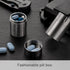 TISUR Portable Pill Cases, Metal Titanium Pill Holder Pocket Small Pill Box Keychain Waterproof Pill Bottle Medicine Organizer Case Container for ...
