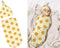 Cute Cartoon Lions Baby Stuff Newborn Swaddle and Hat Set Stretchy Soft Kings Baby Receiving Blanket Gifts for Infant Baby Boy Girl...