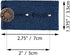 Waistband Extenders by Johnson & Smith | Button Extender for Pants | Denim Material | Pack of 5 Shades | Premium Metal Buttons | 2 Button Holes | ...