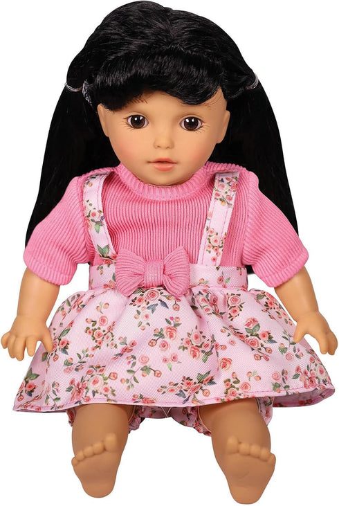 Lorie & Lace Girls 11.5" Girl Doll with Black Hair, Asian...