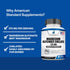 American Standard Supplements Magnesium Glycinate 575mg per Serving, 90 Veggie Capsules, Magnesium Supplement for Bone & Muscle Health, Chelated f...