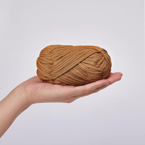 NICEEC 4 Skeins Crochet Yarn Soft Knitting Yarn for Beginners Cotton-Nylon Blend Yarn Easy-Use Yarn for Starters Crochet Kit Making Yarn for DIY C...