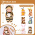 6 Sets 4 Inch Dolls Mini Reborn Baby Dolls,Realistic Baby Doll Set for Girls Boys Toddlers and Kids 3+ (A)...