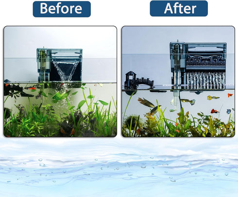 Aquarium Filter Baffle, Fish Tank Accessory, Helps Maintain a Calm Water Surface and Slow Down Water Flow, Fish Tank Filter Flow Controller, Suita...