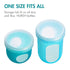 Boon Nursh Breast Milk Storage Lids - Made for Boon Nursh Bottles - Lids for Formula Travel Container - Breastfeeding Essentials and Baby Feeding ...