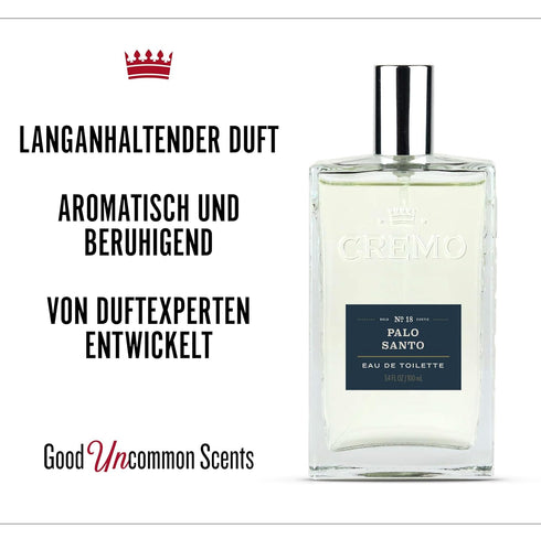Cremo Spray Cologne, Palo Santo (Reserve Collection), A Combination of Bright Cardamom, Dry Papyrus and Aromiatic Palo Santo, 3.4 Fl Oz...