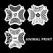 Bowitzki Reusable Face Paint Stencils for Body Art Painting Halloween Party Makeup Temporary Tattoos Stencils (Animal Print)...