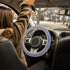 Fluffy Steering Wheel Cover for Women Girls Ladies, Accmor 15 inch Winter Warm Fuzzy Vehicle Wheel Protector, Fashion Fur Car Wheel Cover & Handbr...