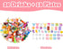150Pcs Miniature Food Drinks Bottles Dollhouse Accessories 1:12 Mini Stuff Things Toy Set Dollhouse Pretend Kitchen Play Game Tiny Baking Hamburge...