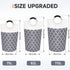 Large Laundry Basket Laundry Hamper Bag Washing Bin Clothes Bag Collapsible Tall With Handles Waterproof Travel Bathroom College Essentials Storag...