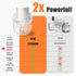 8.45oz 45W Portable Eletric Food Chopper, with 1200mAh Battery, Chopping Bowl, For Meats, Baby Food, Pet Food, Sauce Making, Garlic, Pepper, Nuts ...