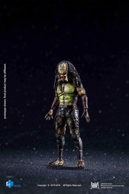 Hiya Toys Exquisite Mini Series 1/18 Scale 5 Inch Predators Crucified Predator Action Figure...
