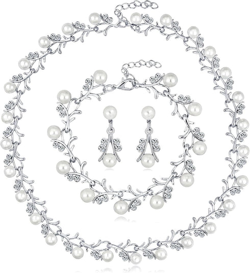 AILUOR Pearl Necklace for Women, Round Imitation Pearl Choker Necklace 20s Flapper Pearls Accessories for Gatsby Themed Party Dainty Beaded Choker...