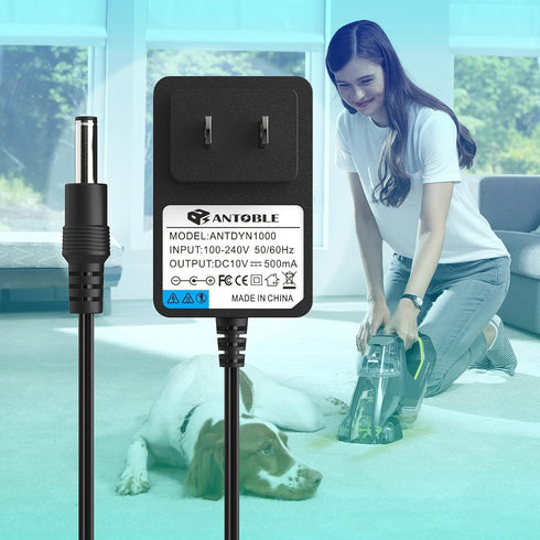 ANTOBLE 1611736 Charger Compatible with Bissell Pet Stain Eraser 2003 Power Adapter 20037 2054 2164A 2002 Cordless Portable Carpet Cleaner Vacuum ...