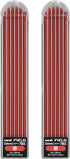 Uni Mechanical Pencil, Field, 2.0mm, Red Lead (M207001P.15) + 2 Replacement wick field set(red) and amazdone Sticky Notes...