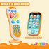 JOYIN Smartphone Toys for Baby, Remote Control Baby Phone with Music, Baby Learning Toy, Christmas Birthday Gifts for Baby, Infants, Kids, Boys an...