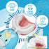 U Shaped Toothbrush Kids Electric Age 2-12 with 4 Brush Heads,Rechargeable Toothbrush for Kids with 2 Modes,360-Degree Cleaning IPX7 Waterproof De...