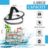 Sanwuta Beach Theme Clear Lotion Toiletry Bag Travel Makeup Case Waterproof PVC Cosmetic Bag with Handle Zipper Portable Survival Organizer Pouch ...