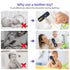 Chuya Baby Remote Control Teether Toy Chew Toy for Babies 0-24 Months Teething Relief Baby Toys for Infants Black+Purple...