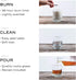 Wixology Cocktail Inspired Peach Bellini Soy Candle - Peach and Champagne Scented Candle in Reusable Rocks Glass - Made in Kentucky - 7 oz...