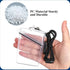 3 Pack Waterproof ID Badge Holder Case Clear Vertical ID Card Holder with Lanyard Carabiner and Keychain Durable Locker Dry Box...