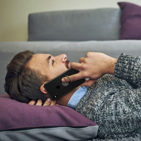 Spigen Style Ring 360 Cell Phone Ring/Phone Grip/Stand/Holder for All Phones and Tablets Compatible with Magnetic Car Mount - Gun Metal......