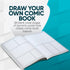 Koala Tools - Blank Comic Book, Draw-It-Yourself Comic Sketch Book with Dynamic Panels, 6.6 x 10 Inches, 28 Pages, Pack of 3...