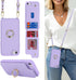 for iPhone 7/8/SE 2020/SE 2022 Case with Card Holder and Strap for Women,Crossbody Lanyard,Kickstand Ring Stand,Snap Clasp,Phone Wallet Cases 4.7 ...