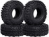 4PCS 1.9 Crawler Tires Outer Diameter 114mm with Foam Inserts for 1/10 RC Rock Crawler Axial SCX10 SCX10 III AXI03007 D90 TF2 MST Tamiya CC01...