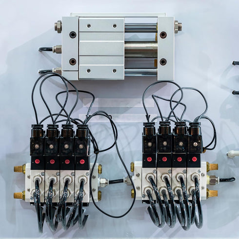 MECCANIXITY Pneumatic Muffle, 1/8" NPT Male Long Exhaust Muffler Solenoid Valve Brass Muffler Noise Silence Air Cylinder Accessories for Valve, 2 ...