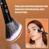 BS-MALL Makeup Brushes NO Smell 10 PCS Set Black Color Synthetic Foundation Powder Concealers Eyeshadows with Black Case...
