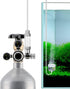 Aquarium CO2 Bubble Counter with Built-in Check Valve for CO2 Generator Regulator, Single Head...