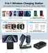 Doeboe Wireless Charging Station for Apple Devices, 3 in 1 Mag-Safe Wireless Charger for iPhone 15 14,13,12 Pro Max/Pro/Plus/Mini, Apple Watch Ult...