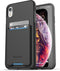 ENCASED iPhone XR Wallet Case (2018) Ultra Durable Cover with Card Holder Slot (4 Credit Cards Capacity) (Phantom Black)...