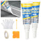 Tile Grout Repair Kit, 2 Pack Tile Grout Filler Tubes, Grout Cleaner for Tile Floors Sink Bathroom Shower Kitchen, Grout Sealer Restore and Renew ...