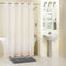 Hookless Full Length 2-in-1 Chlorine-Free PEVA Shower Curtain with Flex-On Rings for Easy Installation, 71" x 74", Water-Repellent, Easy Install, ...