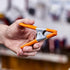 Jorgensen 3201-HT Pony Spring Clamp, 1-Inch, Silver/Orange...