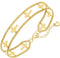 Jewlpire Solid 18K Over Gold Bracelet for Women, Silver/Gold Bracelet Jewelry for Women Evil Eye/Beaded/Tennis/Paperclip/Cuban/Figaro/Herringbone ...