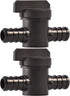 SharkBite 1/2 Inch Poly Crimp Ball Valve, Pack of 2, PEX Pipe, PE-RT, 24606Z2...