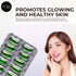 50 Evion Capsules Vitamin E for Glowing Face,Strong Hair,Acne,Nails, Glowing Skin 400mg...