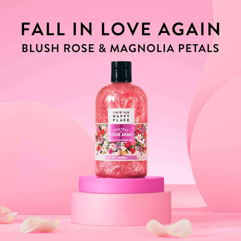 Wrapped In Your Arms Bath And Shower Gel, Blush Rose and Magnolia, 12 fl oz...