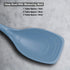 2 Pack Large Silicone Cooking Spoon, Non-Stick Slotted and Solid Spoon set with Deep Bolw- Measurement Mark for Mixing, Serving, Scooping, Scrapin...