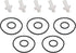 04152-YZZA1 Engine Oil Filter Kit compatible for Toyota Avalon Camry RAV4 Sienna Lexus ES300h ES350 IS200t RX350 RX450h and More Replace,04152-310...