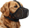 Dog Muzzle,Mesh Soft Muzzle for Small Medium Large Sized Dogs, Breathable Reflective Adjustable Puppy Muzzles with Collar for Scavenging Grooming ...
