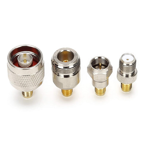 SMA Connector Kit in Adapter Standard SMA/BNC/UHF/N/F Male to Female Cable Connector Converter Converter Pack of 16...