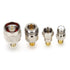 SMA Connector Kit in Adapter Standard SMA/BNC/UHF/N/F Male to Female Cable Connector Converter Converter Pack of 16...